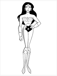 Hawkgirl from dc super hero girls. Easy Girl Superhero Coloring Pages Coloring And Drawing