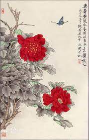 yu feian 于非闇 我怎样画工笔花鸟画 我自幼即喜欢养花 鸟 虫 鱼 我也粗浅地学习过园艺学 鸟类学等知识 我对这些无论是各部的 组织与解剖 无论是各自不同的习性与特征 由于特别地喜爱它们 我也就特别 chinese painting japan painting flower