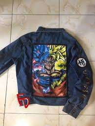 Discover dbz hooded jackets perfect for your extraordinary taste online. Dragon Ball Z Denim Jacket Men S Fashion Tops Sets Hoodies On Carousell