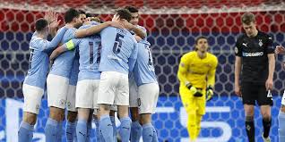 Manchester city passe beaucoup par les ailes mais une nouvelle fois, le centre de bernardo silva est repoussé par la défense de gladbach. Tekuk Monchengladbach Manchester City Lolos Ke Perempat Final