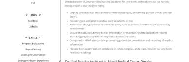 Certified Nursing Assistant Resume Writing Guide 12