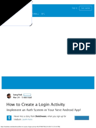 Relatively new app not reviewed by many however, you can use it and check for yourself. How To Create A Login Activity Sketchware Medium User Computing Login