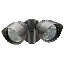 Lithonia Lighting 2 Lamp Outdoor Bronze Flood Light Oftr 200q 120 Lp Bz M12 The Home Depot