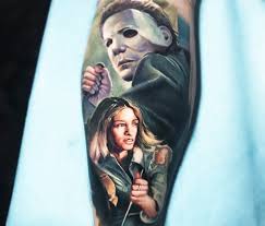 A rather spooky halloween tattoo design. Halloween Tattoo By Paul Acker No 3280