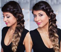 This style doesn't actually require you to braid at all—it's a twist! Side Hair Braid Hairstyles Easy Braid Haristyles