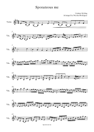 The book also comes with other popular violin covers she. Spontaneous Me By Lindsey Stirling Violin