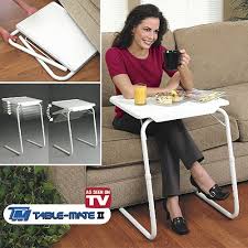 Table Mate Ii Serves As An Oversized Versatile Tray Table For Dining While Watching Tv Writing Using La Mesa Do Computador Mesa Ajustavel Mesa De Computador