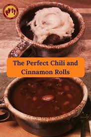 Is there anything more delicious than an easy homemade chili when the snow is blowing and sub zero temps set in?? The Perfect Chili And Cinnamon Rolls Recipe Cinnamon Recipes Cinnamon Rolls Recipe Cinnamon Rolls