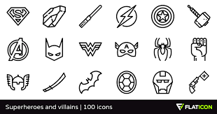 100 Free Vector Icons Of Superheroes And Villains Designed By Freepik Ideas Para Dibujar Tatuajes Dibujos