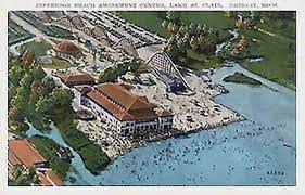 Jefferson Beach - St Clair Shores Mi Saint Clair Shores Jefferson Postcard