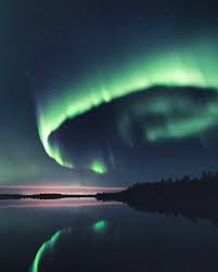 Revontulten Heijastus Lammen Pinnasta Reflection Of Northern Lights Northern Lights Northern Lights Wallpaper Travel Photography
