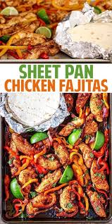 Whip Up A Family Friendly Take On A Mexican Favorite With A Quick And Easy Recipe For Sheet Pan Chicken Quick Easy Meals Chicken Fajita Recipe Fun Easy Recipes
