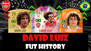 David luiz moreira marinho (* 22.april 1987 in diadema) ist ein brasilianischer fußballspieler.er stand zuletzt beim fc arsenal unter vertrag. David Luiz Fifa Ultimate Team History Fifa 10 Fifa 21 Youtube