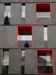 Strukturierte Platten Aus Glasfaserbeton 2 500 M Betonplatten Als Fassade Vorhangfassade Zeitgenossische Architektur