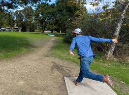 The winter course plays the same holes. Been Messing Around With Burst Stitches This My Friend Parker In Slo County Ca Discgolf