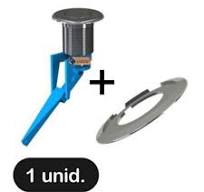ACIONADOR SUPERIOR UNIVERSAL CROMADO 2X1 BOTAO PARA LIGAR A DESCARGA DO  VASO ACOPLADO CAIXA CX ACOPLADA VASO SANITARIO ACIONAR ACIONAMENTO VALEPLAST