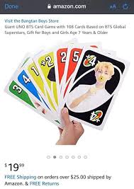 Check spelling or type a new query. New Giant Uno Bts Card Game Bangtan S Hwayongyeonhwa Facebook