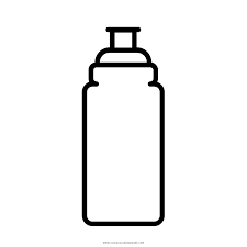 Botella De Agua Para Colorear