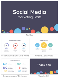120 Best Presentation Ideas Design Tips Examples Venngage Social Media Report Business Presentation Templates Social Media Business