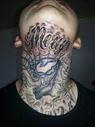 It Is A Combination Of Mystery Art And Self Expression The Human Head With A Mouth Like A Dragon Is Best Neck Tattoos Neck Tattoo For Guys Tattoo Designs Men