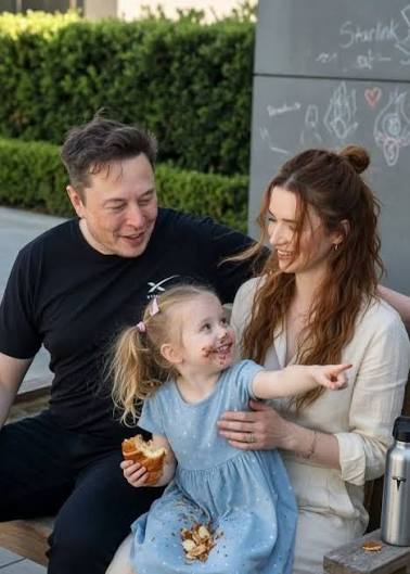 Elon Musk wife and daughter very cute 🥰