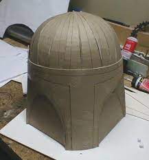 How To Make A Cardboard Costume Helmet Cardboard Costume Boba Fett Costume Star Wars Diy