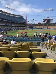 Dodger Stadium Section 10fd Home Of Los Angeles Dodgers