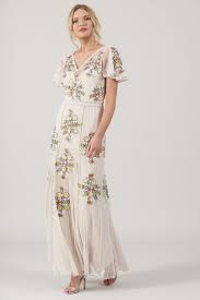 Frock And Frill Clea Embellished Cap Sleeve Maxi Dress Maxi Dress Wedding Guest Maxi Dress Maxi Dress With Sleeves