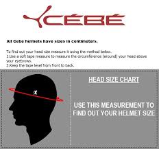 Cebe Size Guide