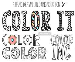 39+ custom name coloring pages for printing and coloring. Fonts For Coloring Free Mockofun