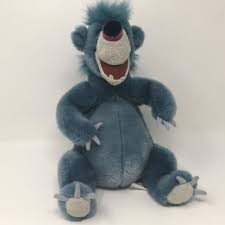 Disney Store Plush Blue Baloo Bear Jungle Book 12 Stuffed Animal Toy Nails Soft Pet Toys Animals Plush Stuffed Animals
