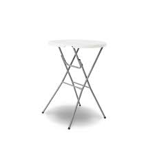 table haute de reception gala mange debout pliable o80cm x 110cm