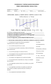 Examen 1 Bimesgtre Ciencias 2 Fisica Movimiento Desplazamiento Distancia Velocidad Tiempo Physics Foldables Teaching