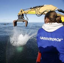 Greenpeace, international organization dedicated to preserving endangered species of animals and preventing environmental abuses. 43xxhz1iu1ctum
