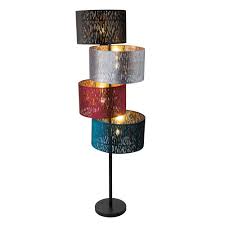 Joli lampadaire décoratif à trois pieds en métal noir led, cette lampe sur pied serai idéal pour un look contenparain et original Lampe Sur Pied Luminaire Eclairage Metal Noir Velours Salon Multicolore Etc Shop Lampes Mobilier Technologie Tout D Une Source Etc Shop