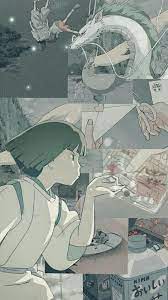 Haku Wallpaper Collage Studio Ghibli Spirited Away Ghibli Artwork Studio Ghibli Art