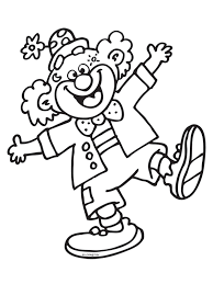 Gekke Clown Fasching Im Kindergarten Clown Handwerk Ausmalbilder