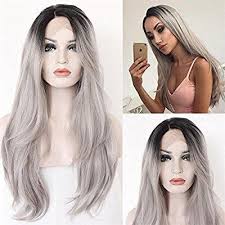 Black And Grey Lace Front Wig Black Gray Ombre Lacefront Wig Nima Blonde Lace Front Wigs Lace Front Wigs Blonde Ombre