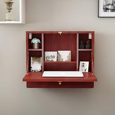 This type of desk is often fixed against the wall to provide a multifunctional desk. Casart 2 In 1 Wall Mounted Folding Table Desk Office Computer Workstation Home Dressing Table Foldable Wall Cupboard And Cabinet With Drawer Brown Buy Online In Aruba At Aruba Desertcart Com Productid 170685684