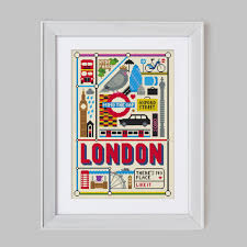 Felt applique kits from bucilla, with reindeer. London Cross Stitch Pattern Digital Format Pdf Etsy Cross Stitch Patterns Cross Stitching Stitch Patterns