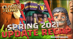 Finally, coc will automatically reload and enter your free account. Spring 2021 Update Recap Town Hall 14 Battle Builder Pets And More House Of Clashers Clash Of Clans News Strategies