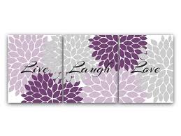 Home Decor Wall Art Home Decor Canvas And Prints Live Laugh Etsy Purple Gray Bedroom Decor Purple Home Decor Purple Bathroom Decor