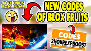 Check out update 13 blox fruits. All New Roblox Blox Fruits Codes For 2 Hour Exp Boost Update 13 Xmas Codes Of Blox Fruits Roblox Youtube
