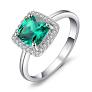Silver Green Nano Ring from www.justpromiserings.com