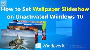 How to hide and show desktop background on windows 10. How To Set Wallpaper Slideshow On Unactivated Windows 10 Youtube