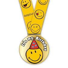 Smiley Medaille It S My Birthday Verjaardagsmedaille