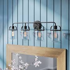 Laurel Foundry Modern Farmhouse Portland 4 Light Dimmable Vanity Light Reviews Wayfair