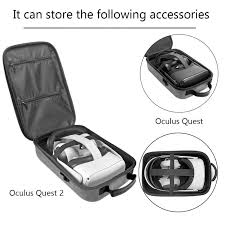 Once i get my quest 2 a case i plan on designing a fitting that's the shape of the plug and a rubber cap to keep dust out to make this mod. Hard Eva Travel Carrying Case Storage Box Bag For Oculus Quest Oculus Quest 2 Vr Gaming Headset And Controllers Accessories Bags Aliexpress