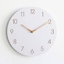 Unique wall clock can really set the tone and style for a room and bring a real sense of purpose to a space. White And Gold Frameless Wall Clock To Add Minimal Elegance And Luxury To Your Home Decor Wall Clock Simple Wall Clock Modern Digital Wall Clock