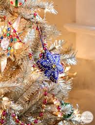 Rockin Around The Vintage Gold Christmas Tree Wait Until You See The Time Lapse Video Of Him Glitter Christmas Vintage Christmas Tree Gold Christmas Tree